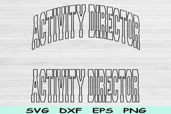 Activity Director Svg Activity Assistant Graphics for Crafts