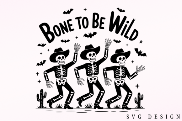 Bone to Be Wild SVG Design for Graphics and Crafts