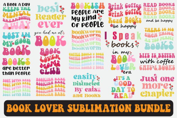 Book Lover Svg Sublimation Design Bundle Review