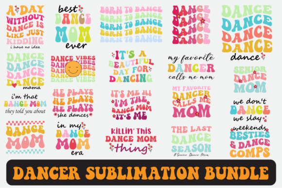 Dancer Svg Sublimation Design Bundle for Graphics and Crafts