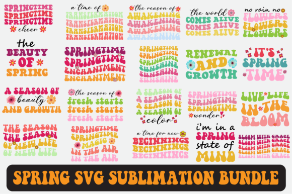 Spring Svg Sublimation Design Bundle Review